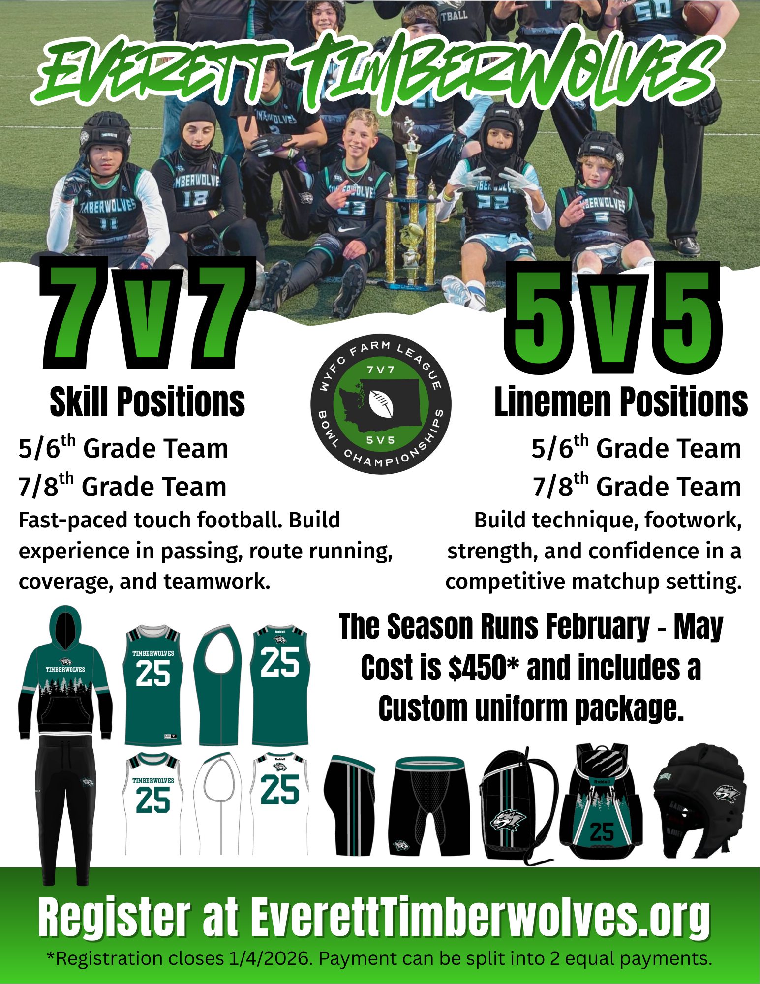 ETF 2026 7v7 Flyer Image with Price